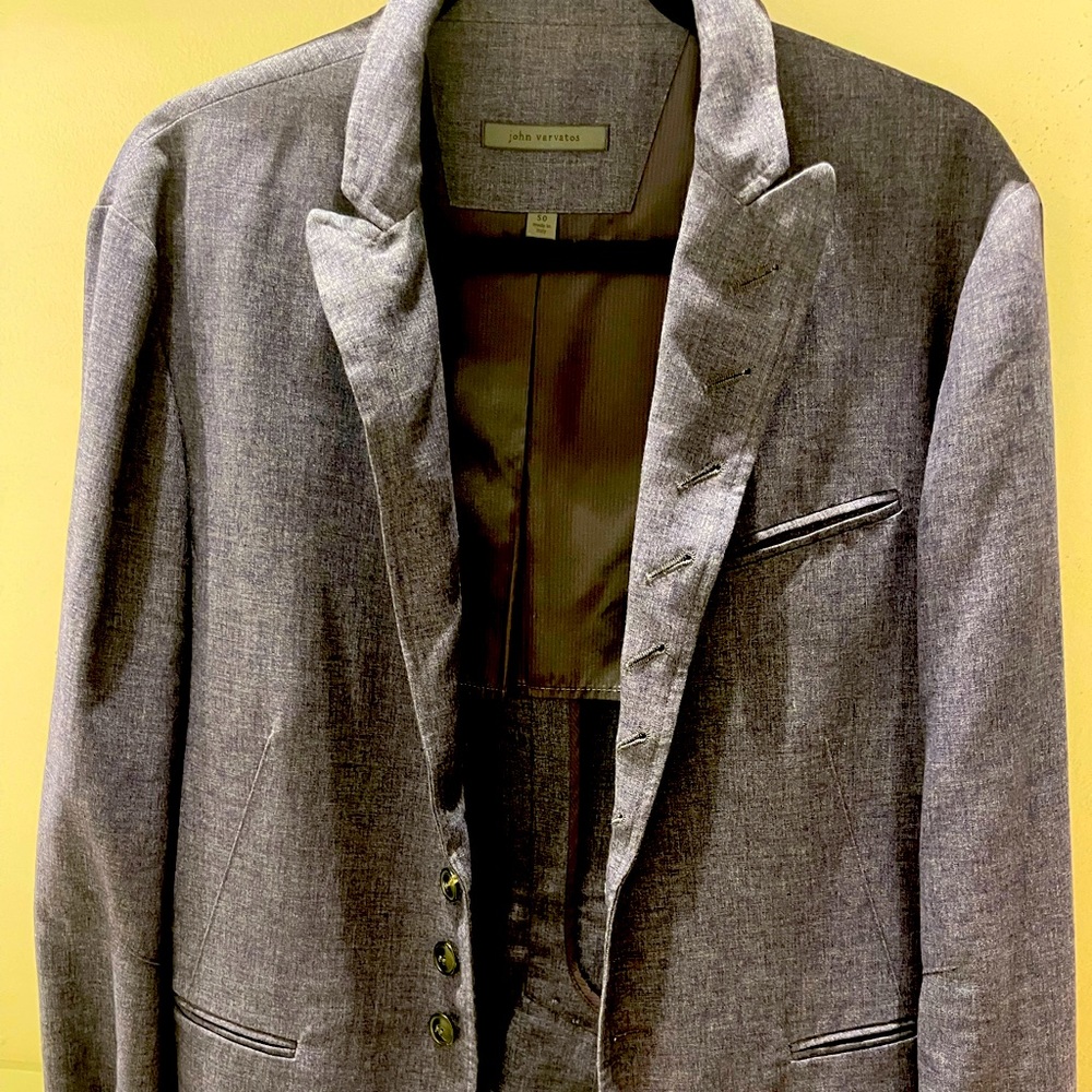 John Varvatos chambray jacket